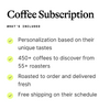 Coffee Gift Subscription
