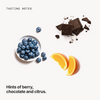 Tasting notes: berry, chocolate and citrus