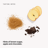 Tasting notes: brown sugar, apple and chocolate
