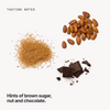 Tasting notes: brown sugar, nut and chocolate