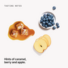 Tasting notes: caramel, berry and apple