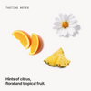 Tasting notes: citrus, floral and tropical fruit