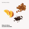 Tasting notes: citrus, nut and chocolate