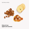 Tasting notes: nut, apple and caramel