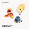 Tasting notes: stone fruit, apple and berry
