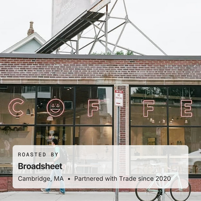 Roasted by Broadsheet, Cambridge, MA