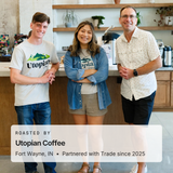 Roasted by Utopian Coffee, Fort Wayne, IN