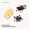  Tasting notes: apple, chocolate and dried fruit 