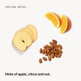 Tasting notes: apple, citrus and nut