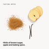  Tasting notes: brown sugar, apple and baking spice 