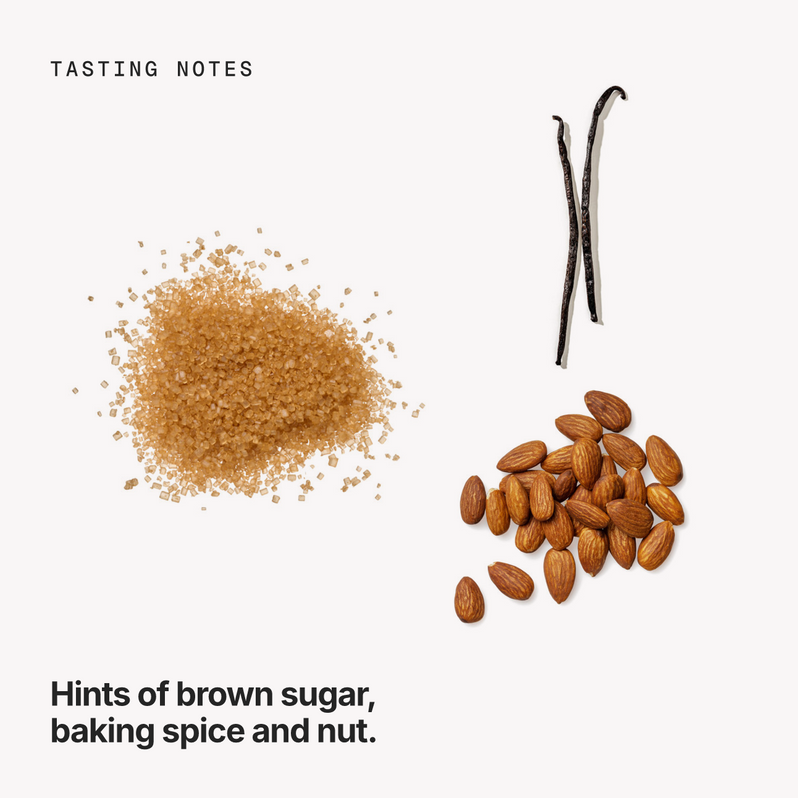 Tasting notes: brown sugar, baking spice and nut