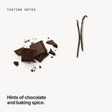 Tasting notes: chocolate and baking spice