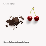 Tasting notes: chocolate and cherry