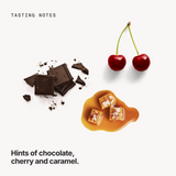 Tasting notes: chocolate, cherry and caramel