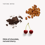 Tasting notes: chocolate, nut and cherry
