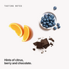  Tasting notes: citrus, berry and chocolate 