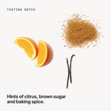 Tasting notes: citrus, brown sugar and baking spice