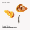  Tasting notes: citrus, caramel and baking spice 