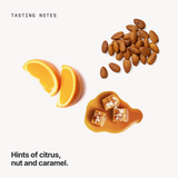 Tasting notes: citrus, nut and caramel