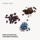 Tasting notes: dried fruit, chocolate and berry