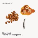 Tasting notes: nut, caramel and baking spice