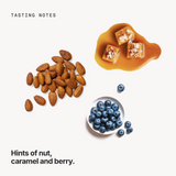 Tasting notes: nut, caramel and berry