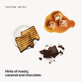 Tasting notes: roasty, caramel and chocolate